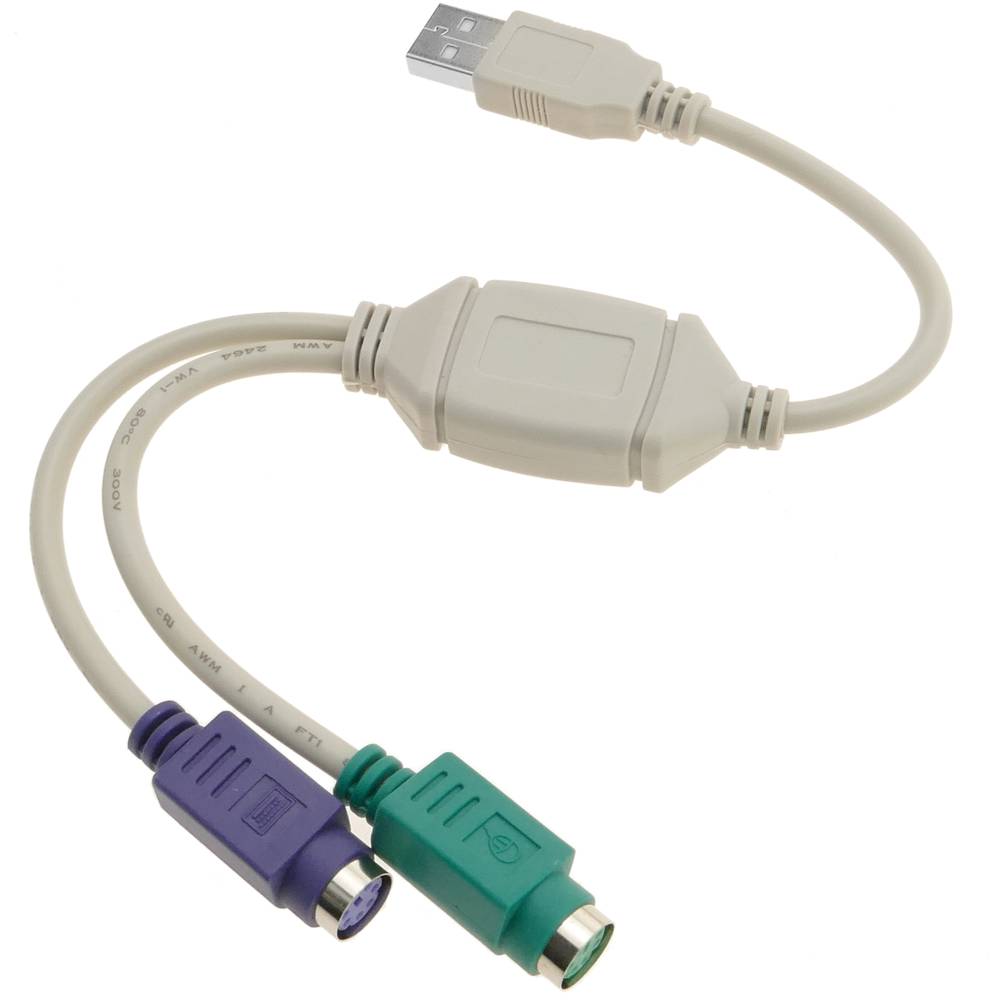 síndrome Pelearse Conciliador Cable Adaptador Convertidor USB Macho a Ps2 Hembra Plug and Play | Oechsle  - Oechsle