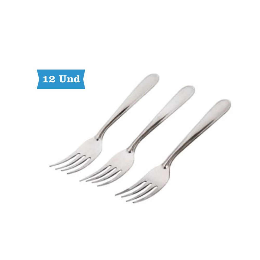 Tenedor de mesa x 12 Und