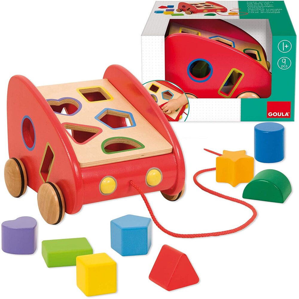 Carrito de Madera en Arrastre y Encajes Goula Oechsle Oechsle