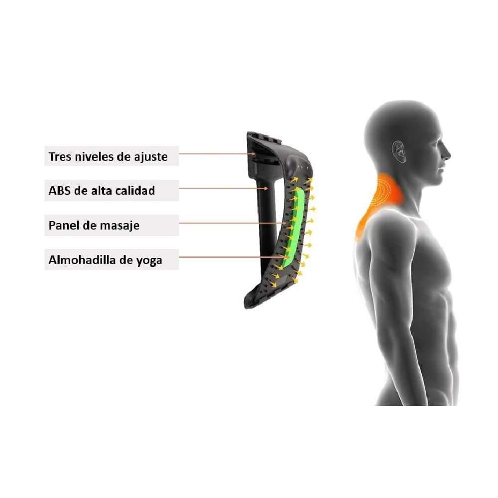 Masajeador Espalda Cuello Cervical Regalo Corrector Postural