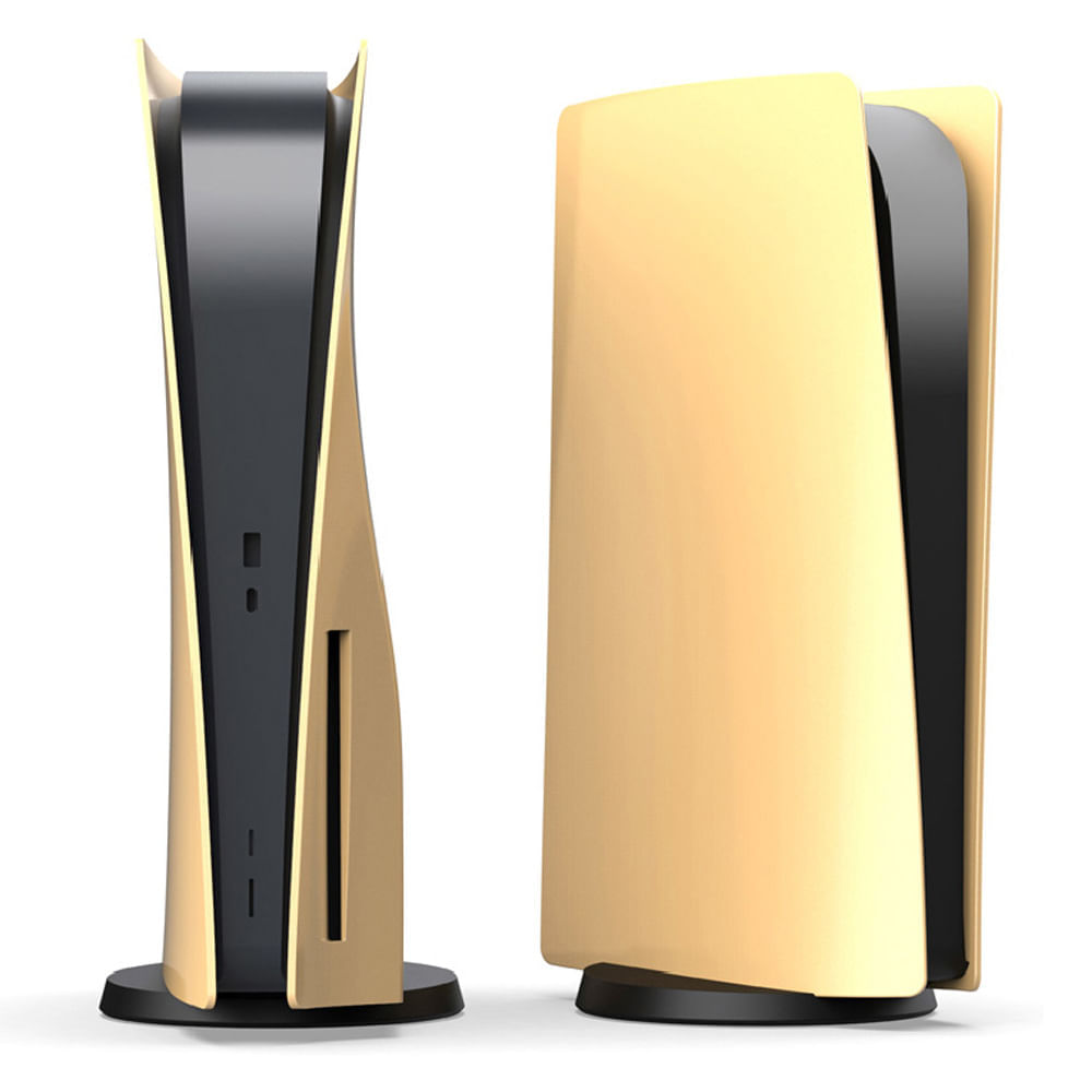 Cubierta Tapa Reemplazo para PS5 Standard Rigido Dorado