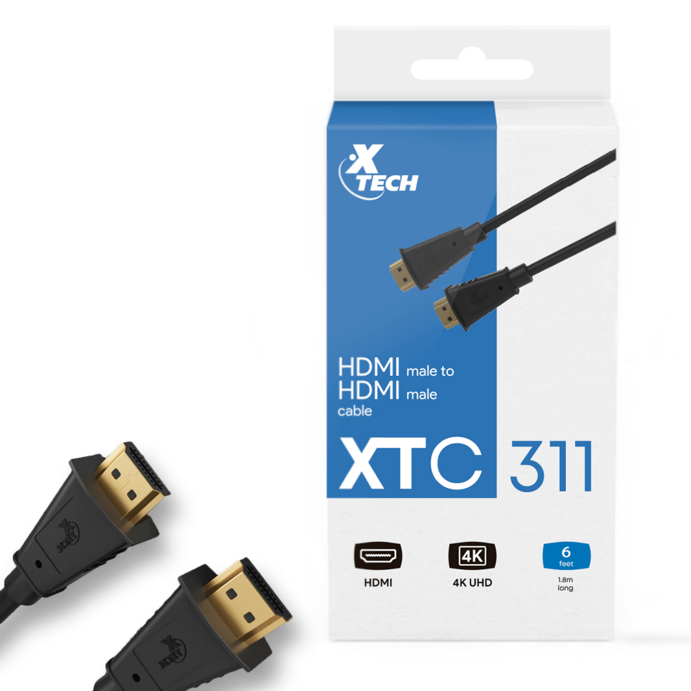 Cable HDMI XTech XTC-311 HDMI Macho a HDMI Macho 1.8m de Largo