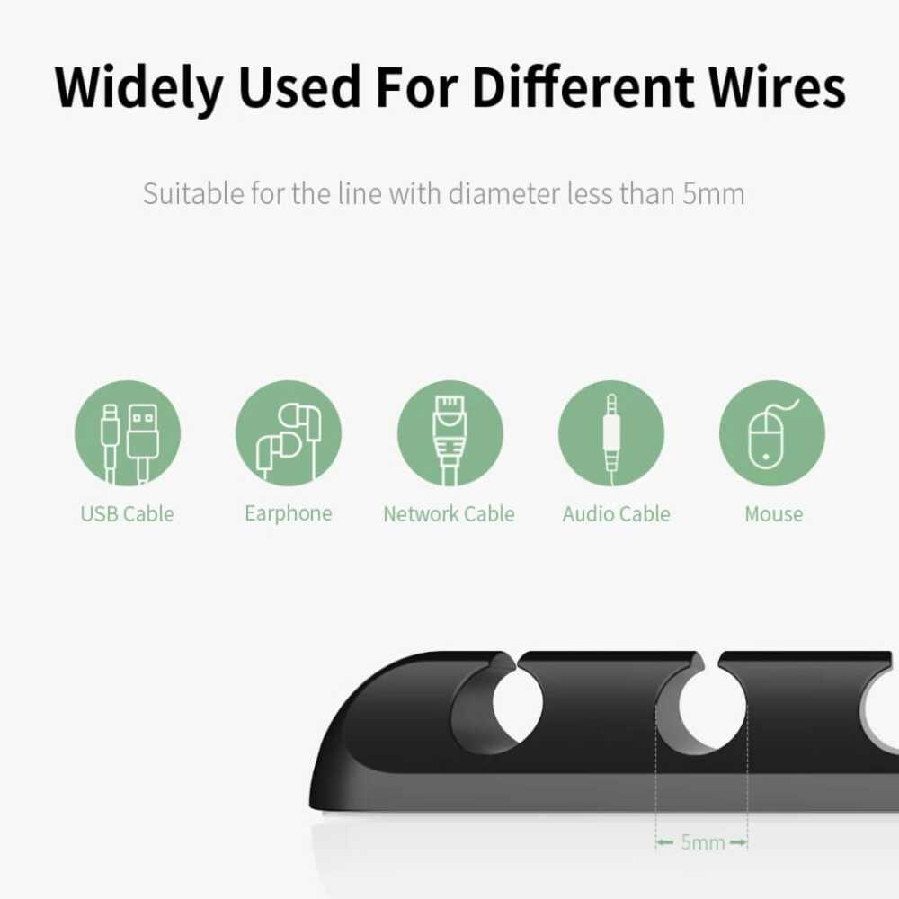 Organizador de cables para escritorio GENERICO