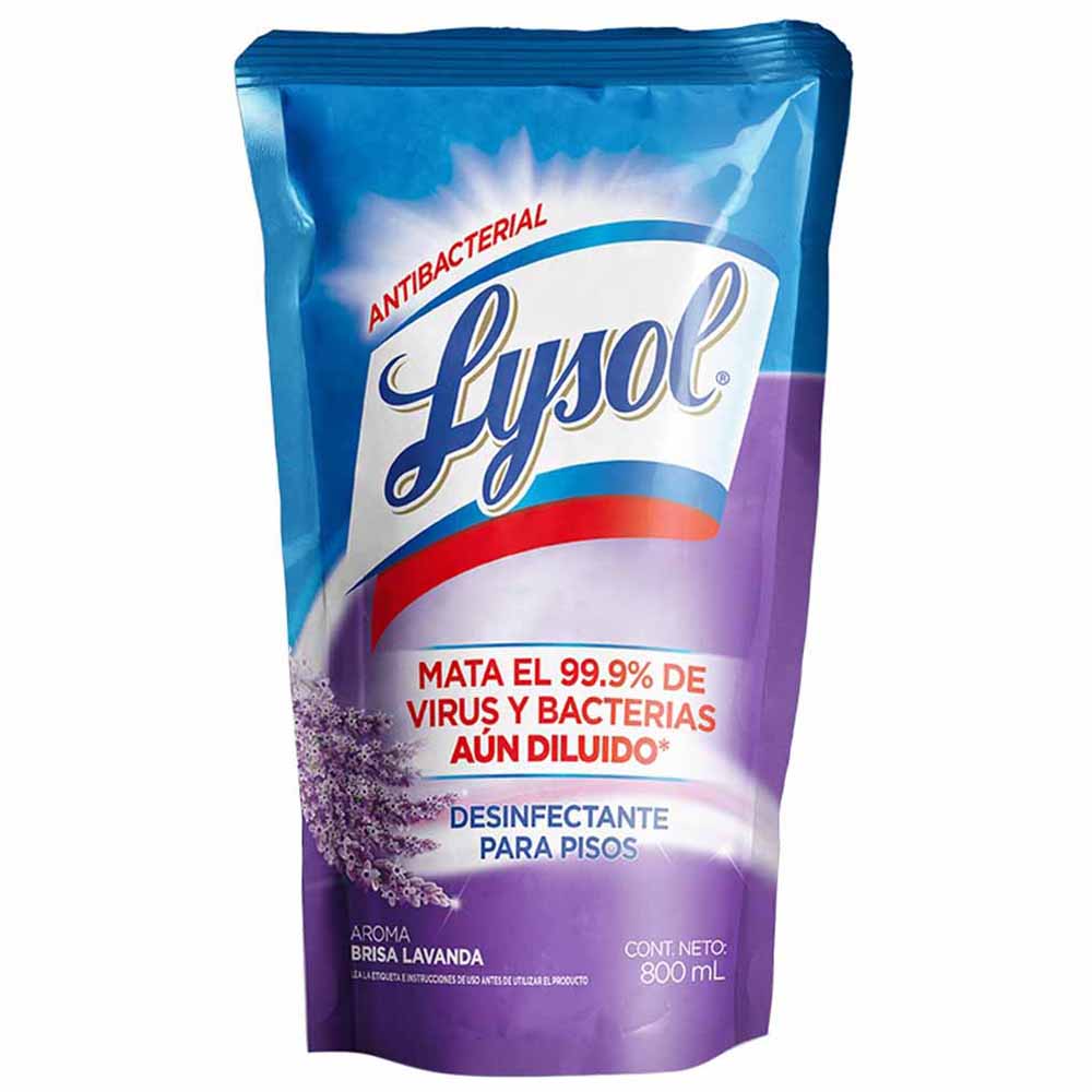 Desinfectante para Pisos LYSOL Lavanda Doypack 800ml