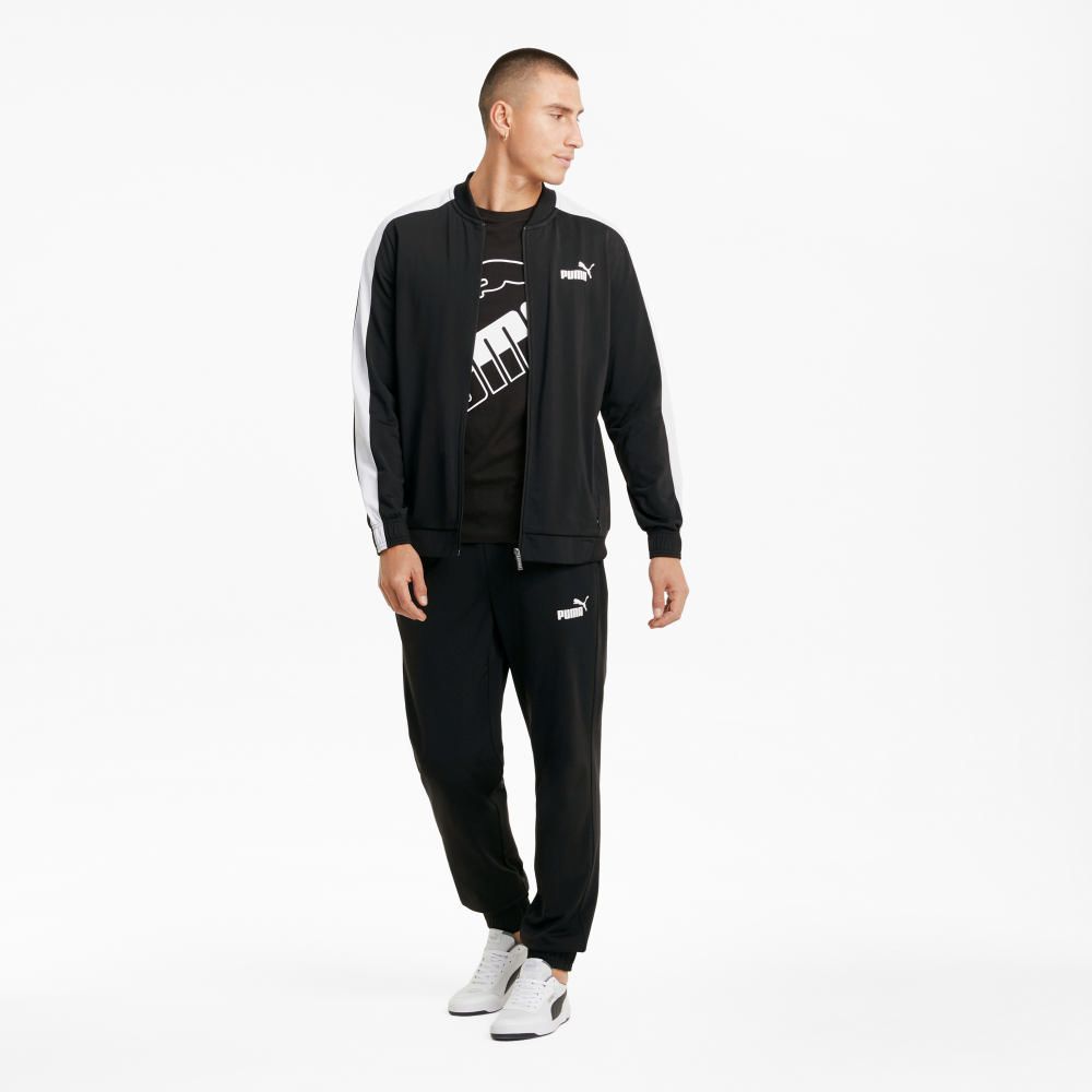 Buzo Puma Hombre 585843 01 Baseball Tricot Suit Negro | Oechsle.pe - Oechsle