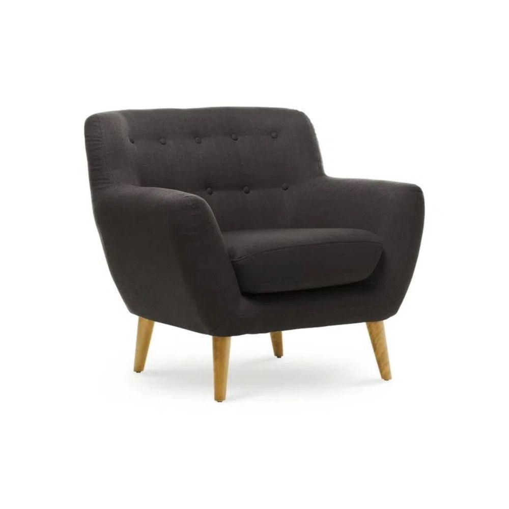 Sillon Rafaella 1 Cuerpo Charcoal