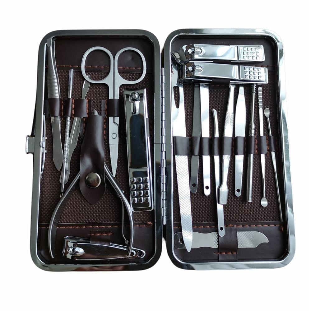 19-Piece Professional Manicure & Pedicure Tool Kit - Stainless Steel Nail Care Set For Home & Salon 13 thumbnail image