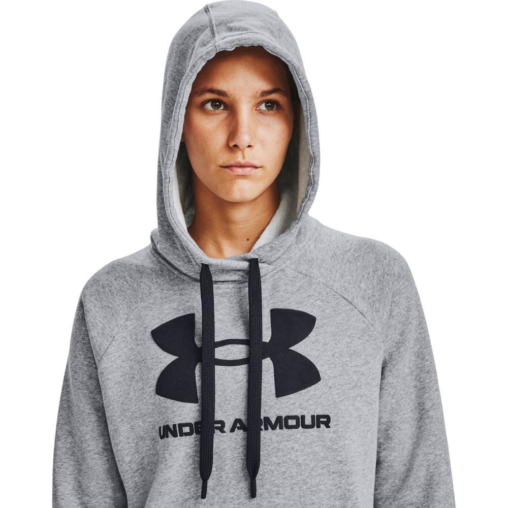 Polera Deportiva para Mujer Under Armour 1356318-496 Rival Fleece Logo Hood