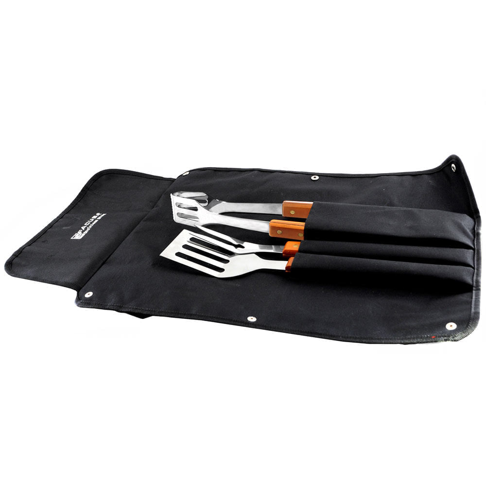 Set de Utensilios FACUSA BBQ C/Mandil Paquete 3un