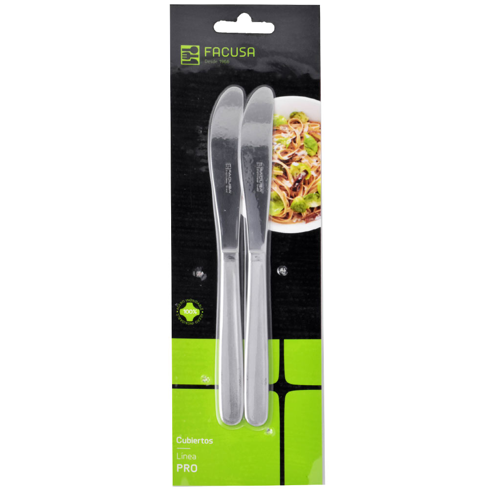 Cuchillos FACUSA M580 Blíster 2un