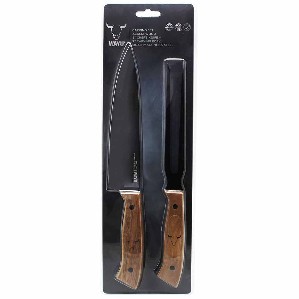 Set de Utensilios WAYU PRM Cuchillo + Tenedor