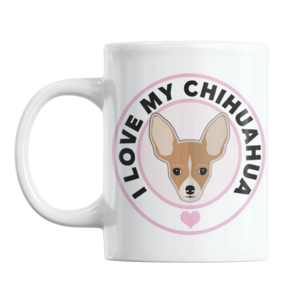 Taza Mug de Ceramica Perro Chihuahua