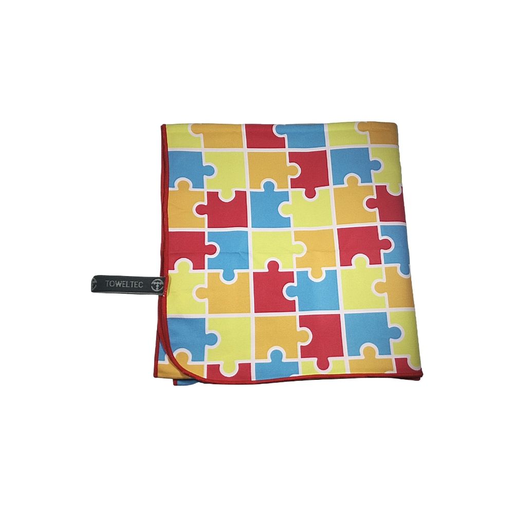 Toalla de Microfibra Mediana Diseno Puzzle