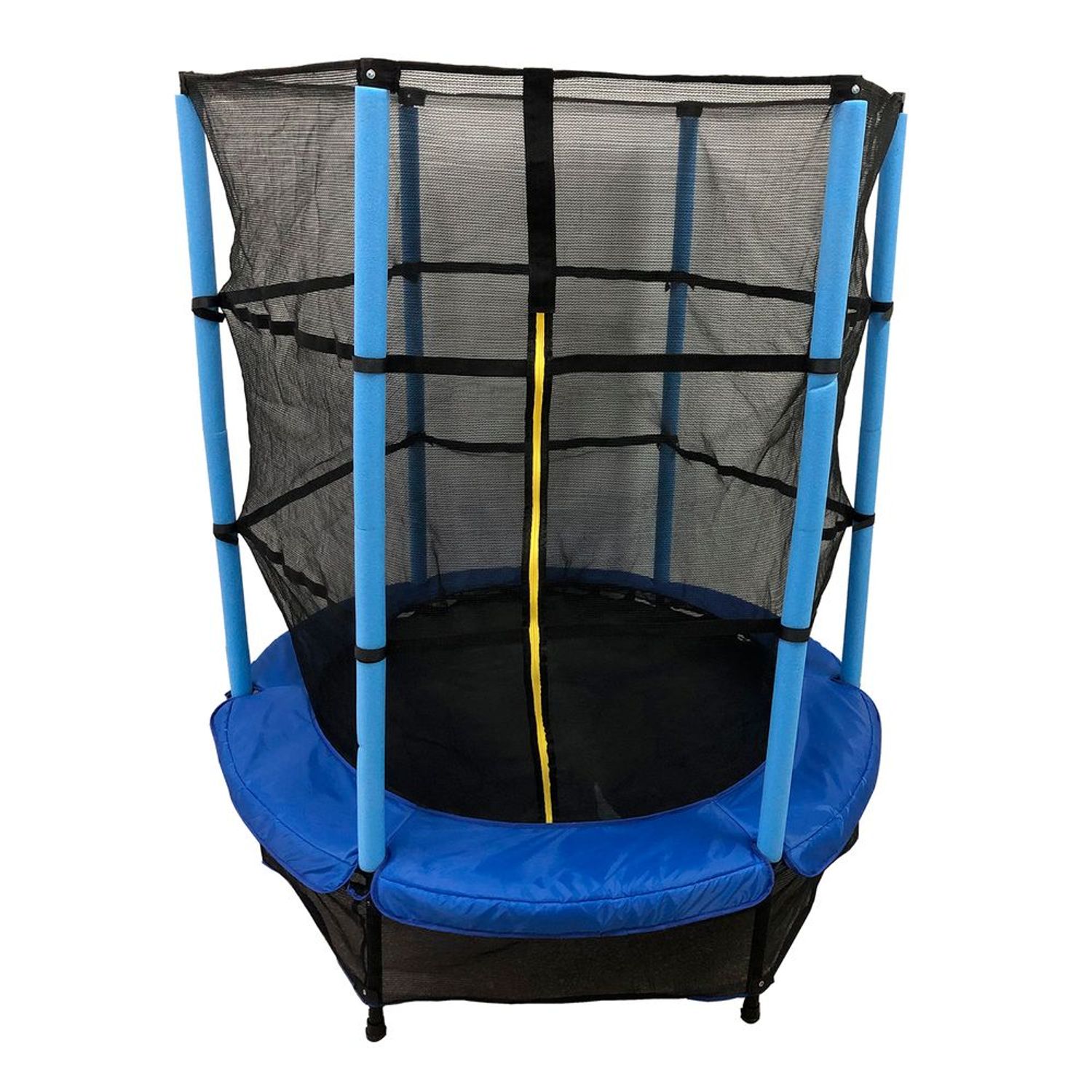 Mini Cama Elástica Plegable 101 cm Trampolín Fitness Entrenamiento para  Adultos y Niños con Empuñadura Altura Regulable Azul - Costway