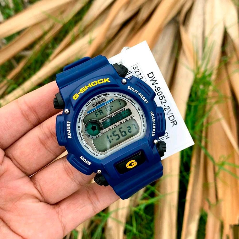 Reloj Casio G-Shock DW9052-2V Para Hombre Digital Luz de Fondo Acuatico  Azul