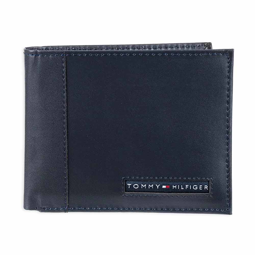 Billetera Tommy Hilfiger para Hombre de Cuero Cambridge Passcase Azul 31TL22X063-AZ