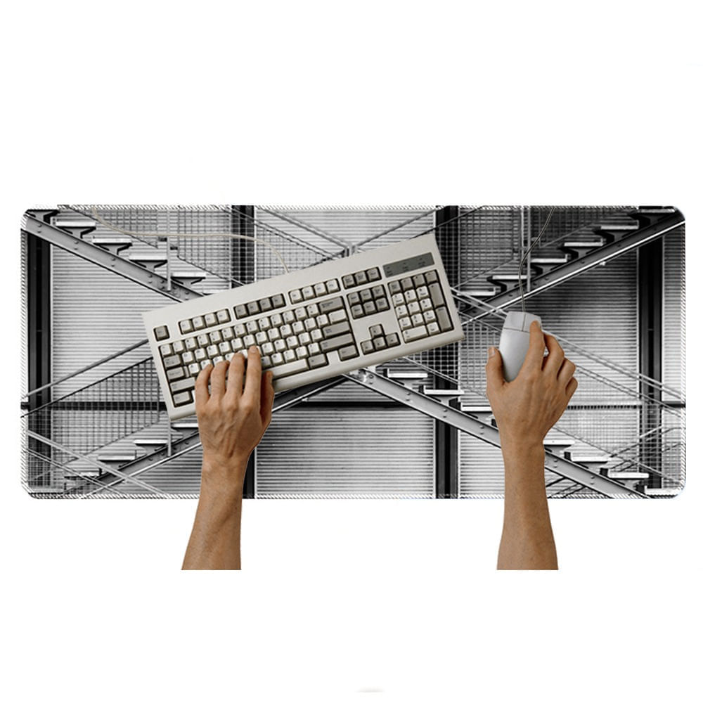 Mouse pad Base Escritorio Extra Large 30x80cm Computador Escalera | Oechsle
