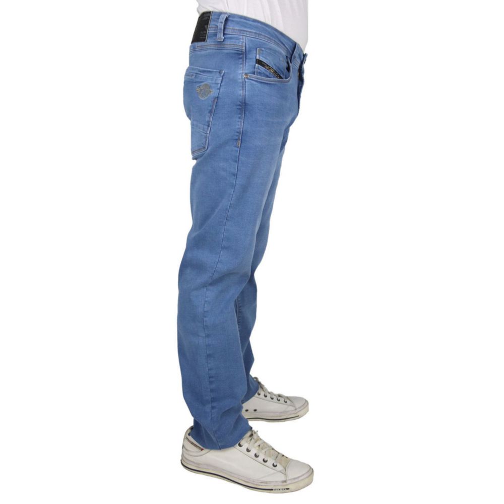 Jean Parada 111 Hombre Slim Poullz 99 Celeste | Oechsle.pe - Oechsle