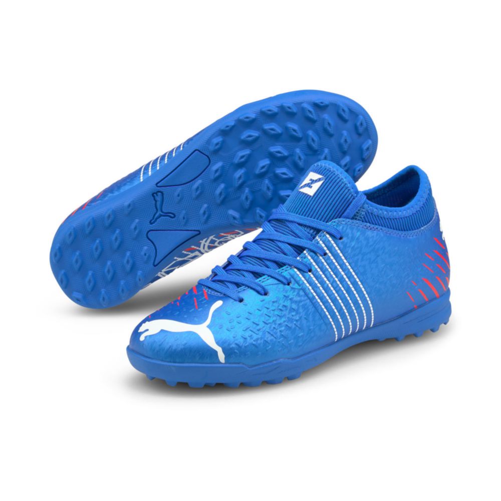 Zapatillas de Fútbol Puma Niño Future Z 4.2 Tt Jr Azul | Oechsle - Oechsle