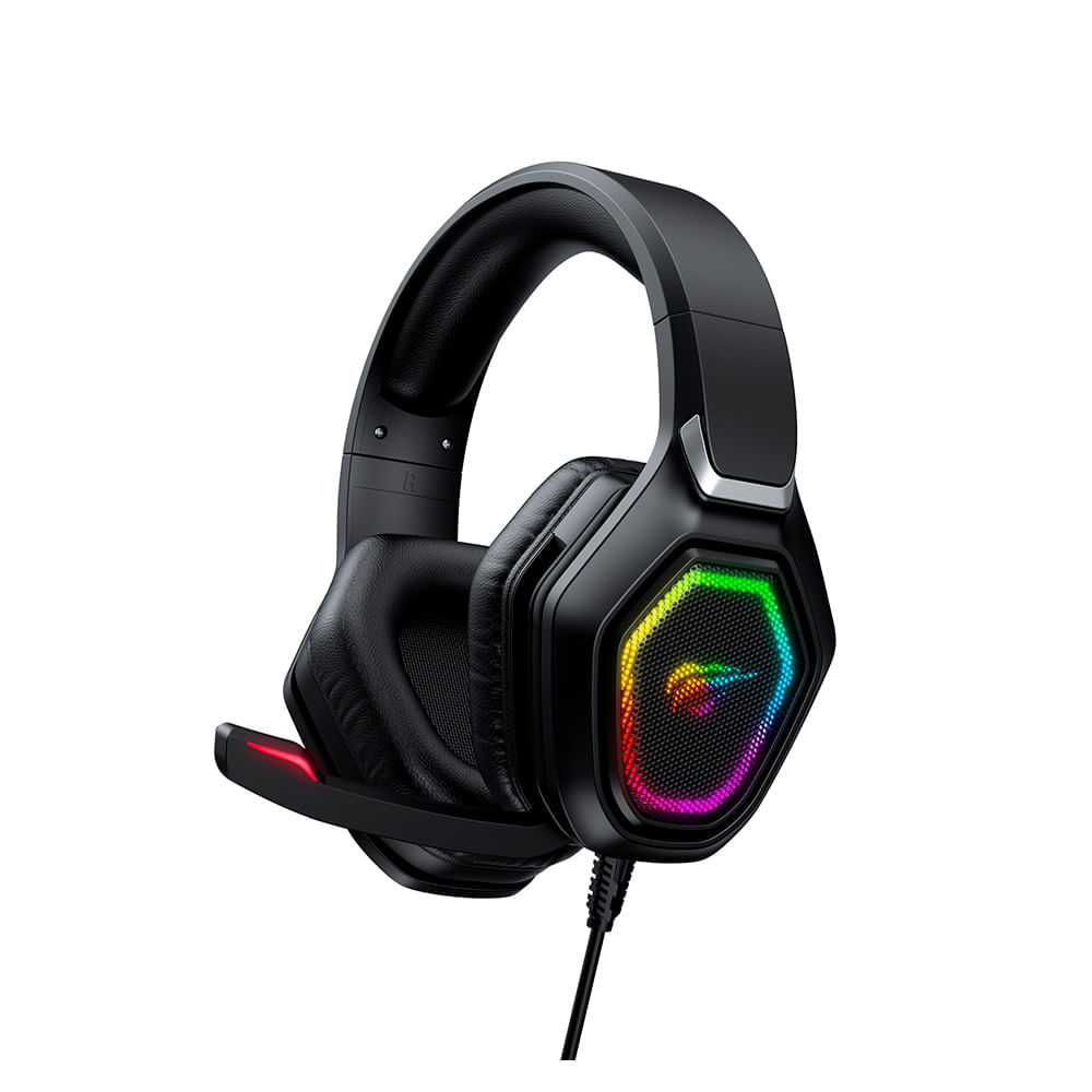 Aud fonos Gamer HAVIT Gamenote H659D RGB Knasta Per