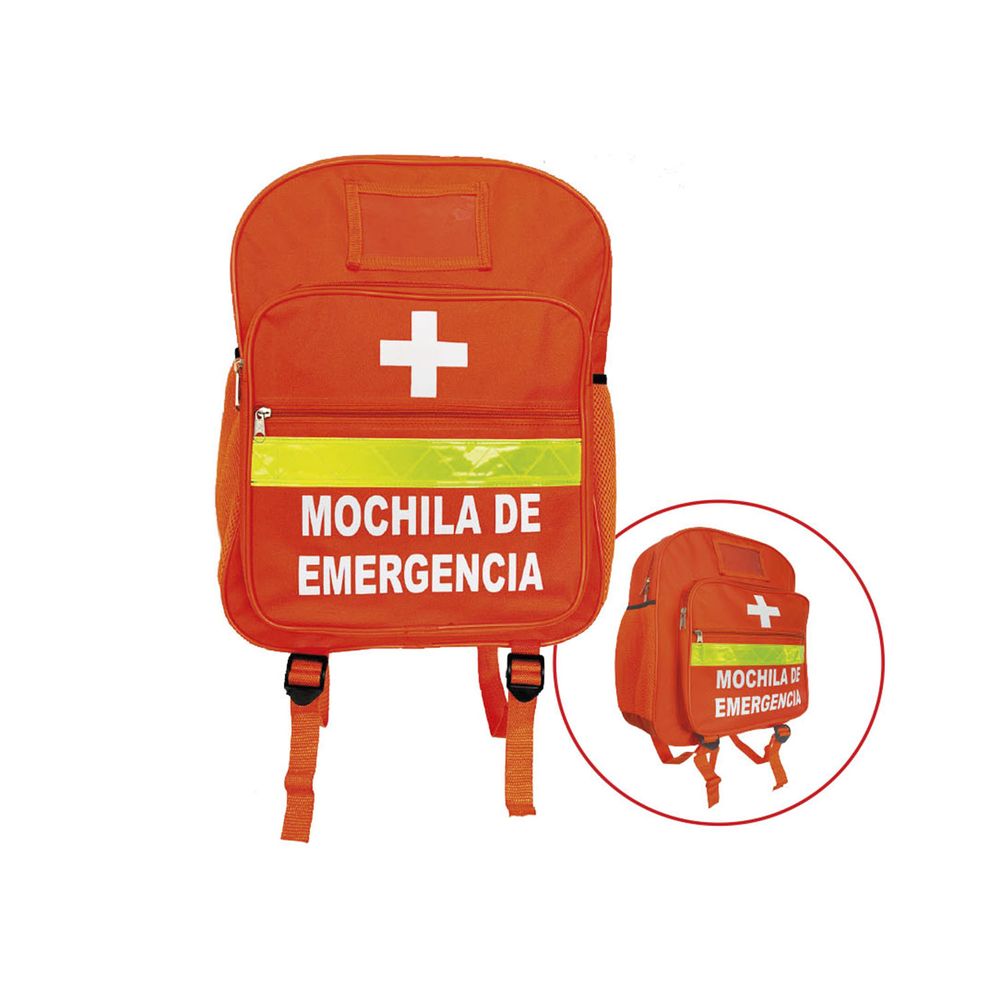 Mochila de Emergencia Naranja Botiquín Oechsle Oechsle