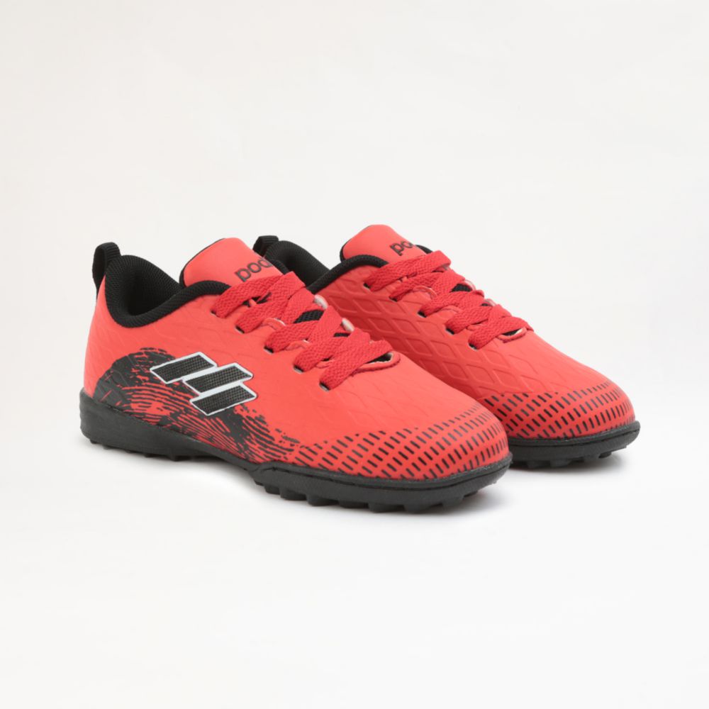 Zapatillas de Fútbol Podium Niño Thiago Rojo | Oechsle - Oechsle