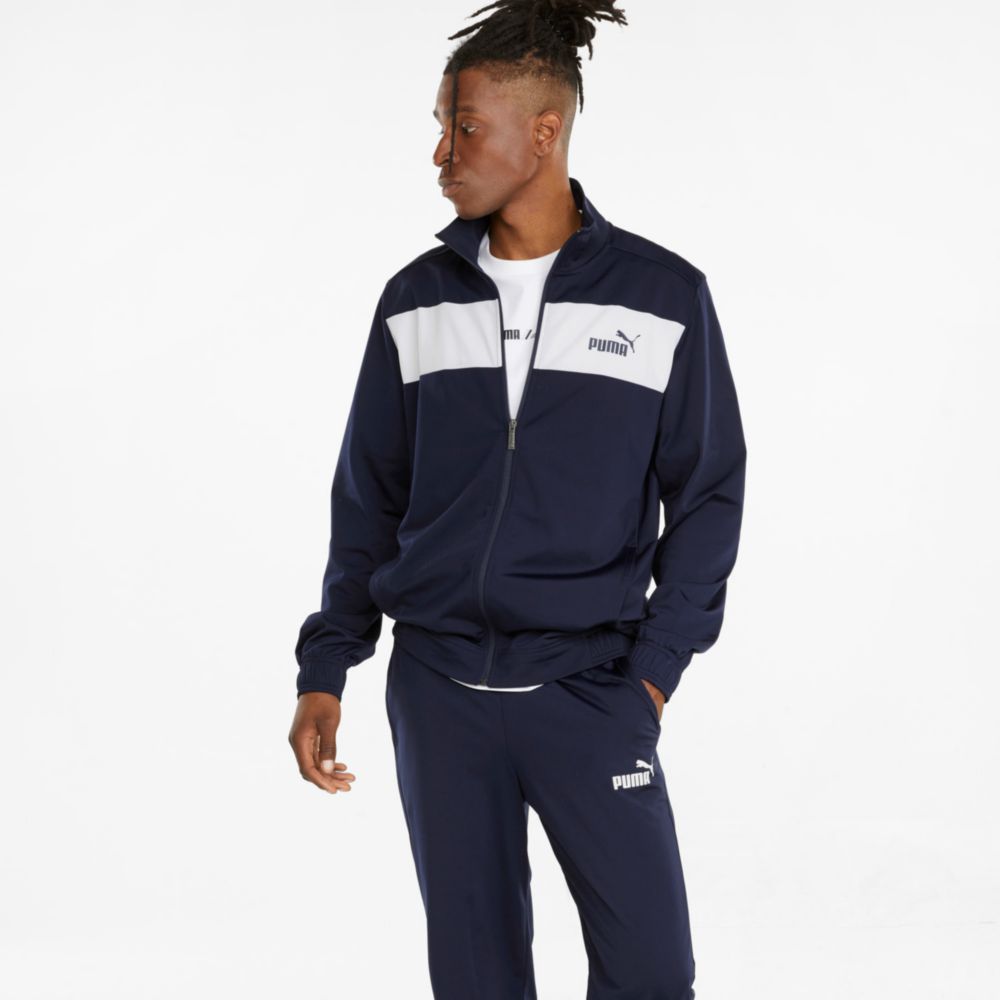 Buzo Puma Hombre Poly Suit Cl Azul | Oechsle.pe - Oechsle