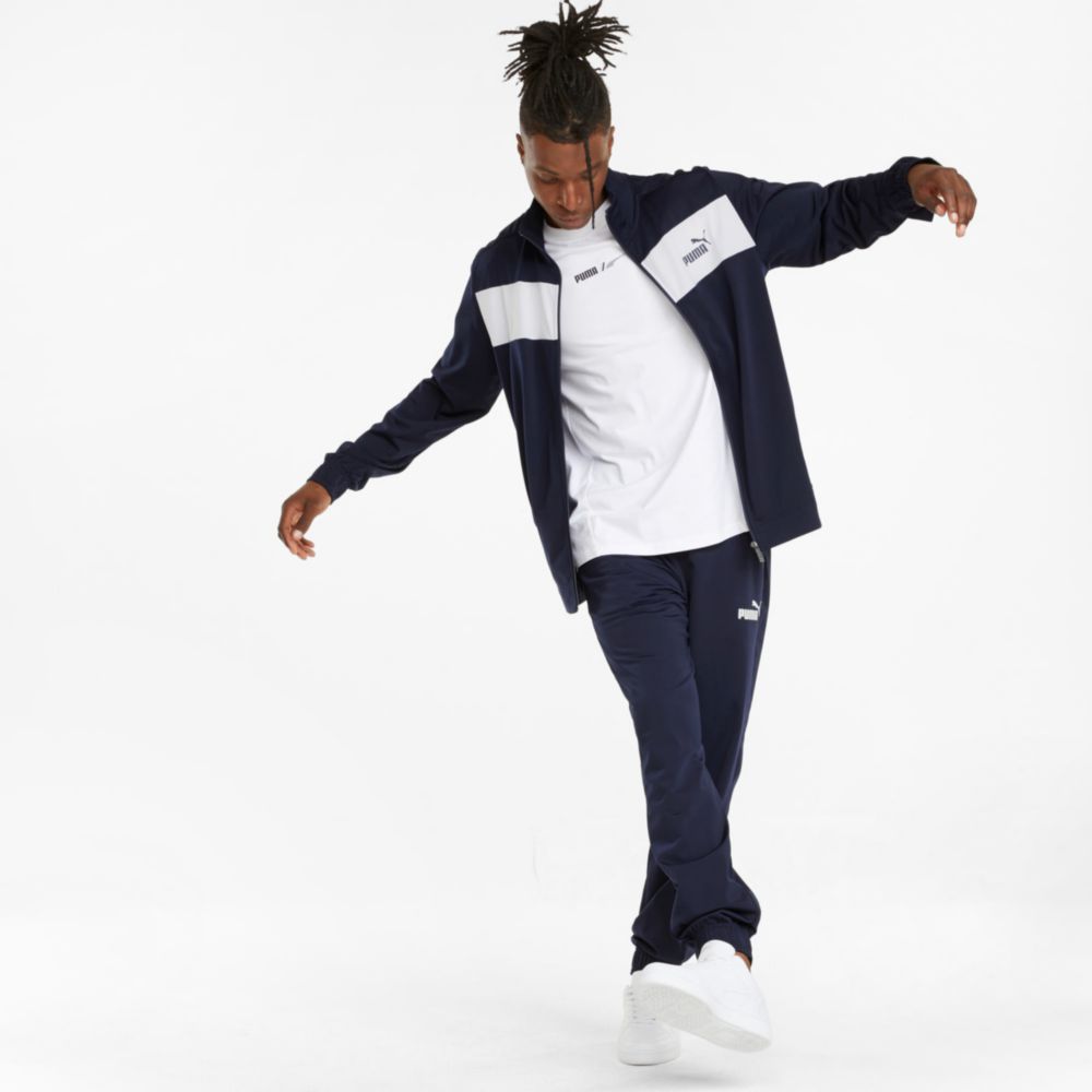 Buzo Puma Hombre Poly Suit Cl Azul | Oechsle.pe - Oechsle