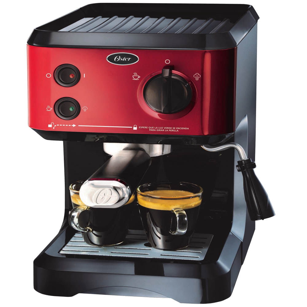 Cafetera OSTER 2 Tazas BVSTECMP65R-053 Rojo - Oechsle