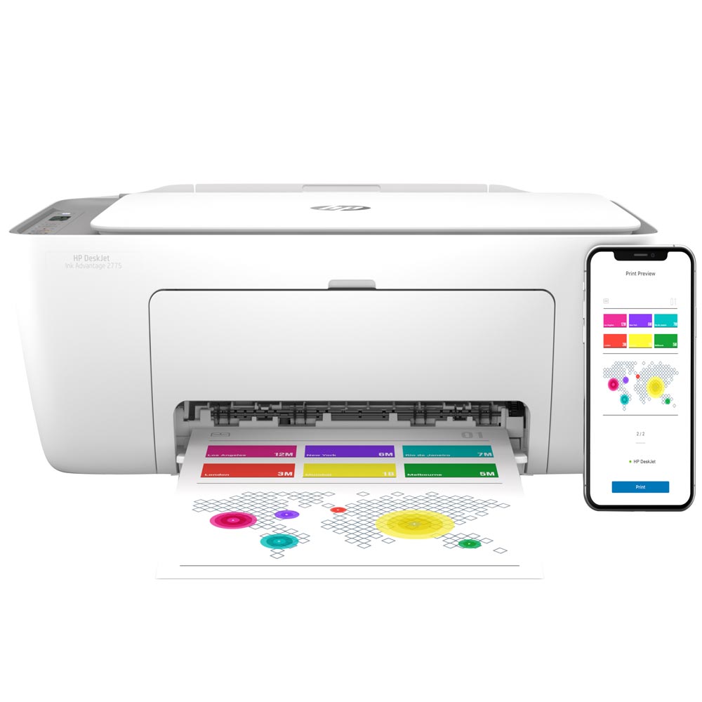Impresora Multifuncional HP IA 2775 Blanco - Oechsle