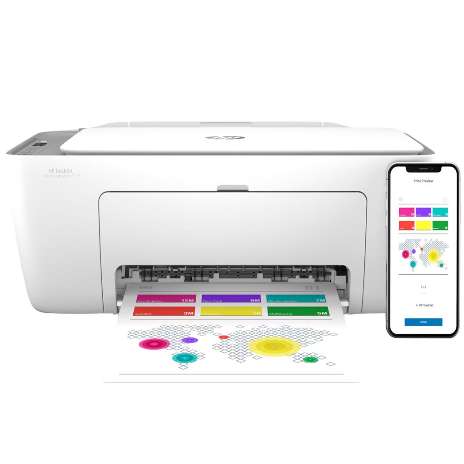 Impresora Multifuncional HP IA 2775 Blanco - Oechsle