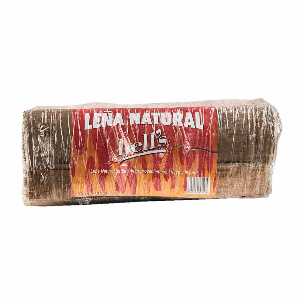 Leña BELL'S Natural Paquete 5Kg