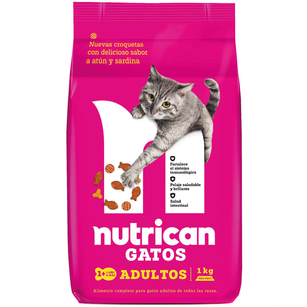Comida para Gatos NUTRICAN Atún Sardina Bolsa 1Kg - Oechsle