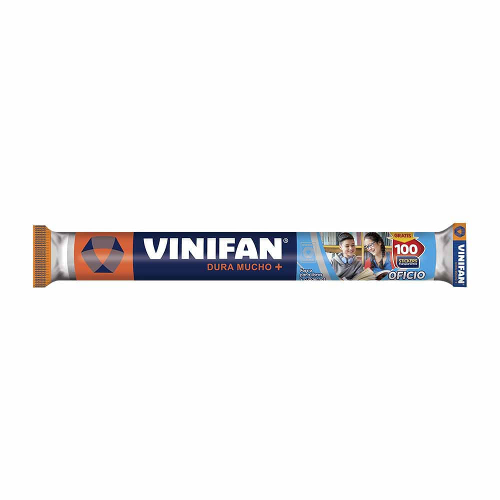 Forro para Libros y Cuaderno VINIFAN Oficio Cristal 1un