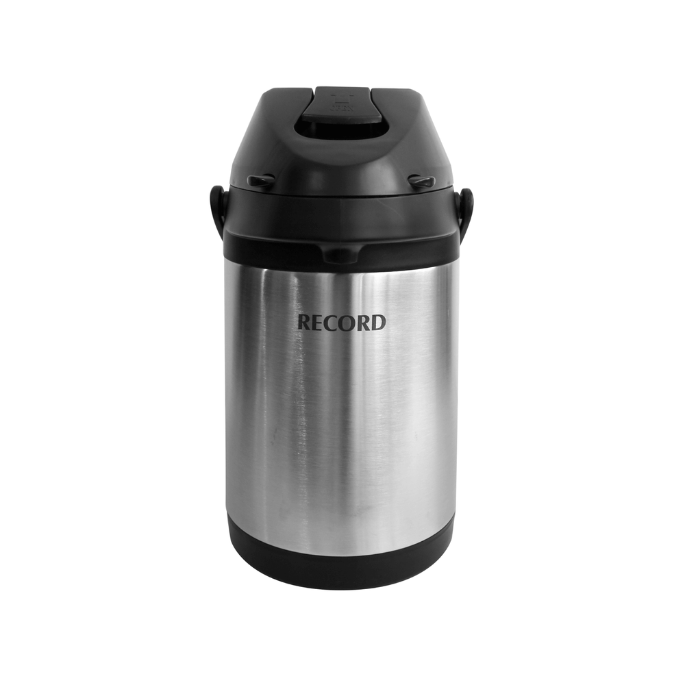 Termo Bomba Acero Inox Record 2108000007 de 3Lt Negro