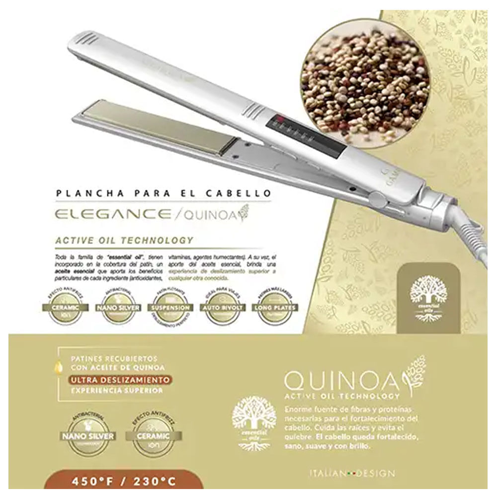 Alisadora Gama Elegance Quinoa Active Oil Antifrizz | Oechsle - Oechsle