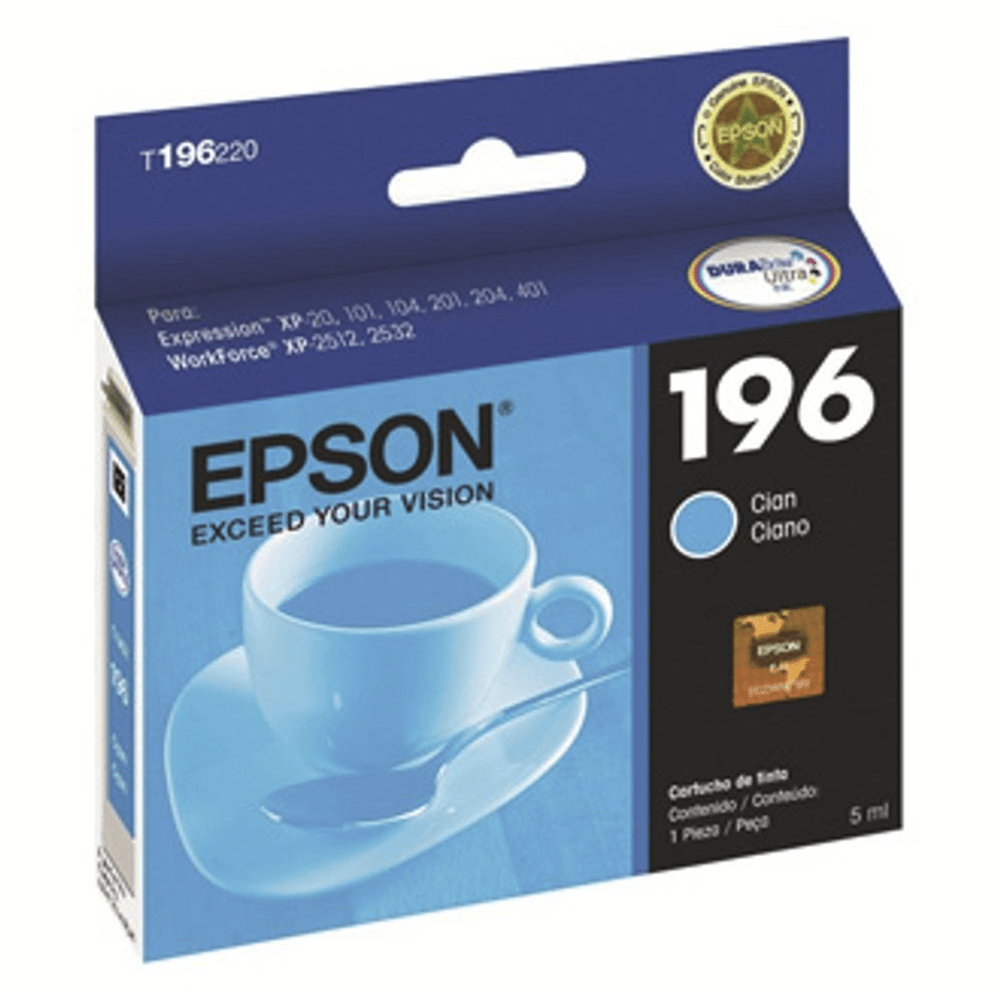Cartucho de Tinta EPSON 196 Cyan | Oechsle - Oechsle