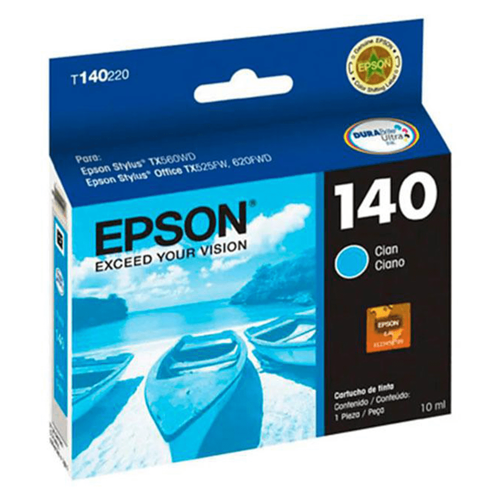 Cartucho De Tinta Epson 140 Cyan | Knasta Chile