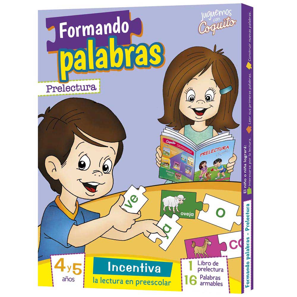 Pack COQUITO Formando Palabras Prelectu