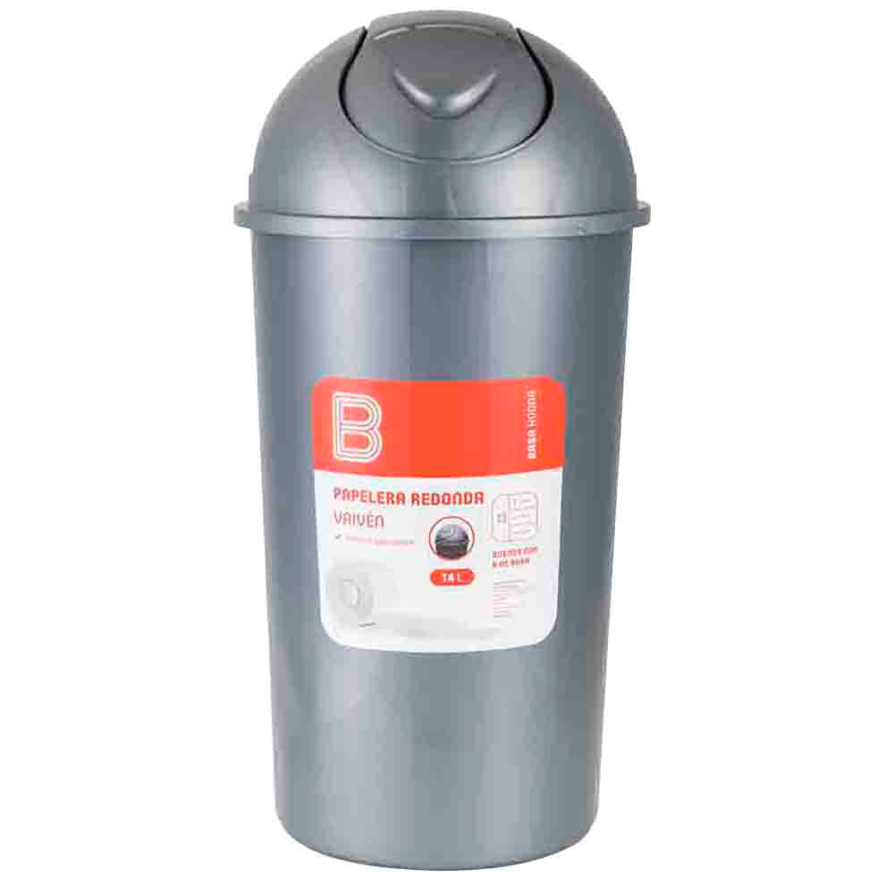 Papelera Redonda Vaivén 14L BASA
