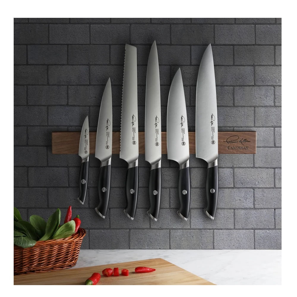 Elegance Set de 5 cuchillos chef Negro