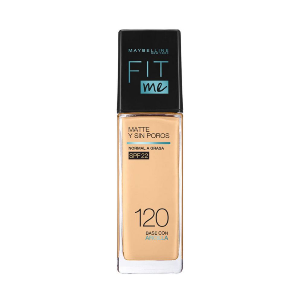 Base Maybelline Fit Me Matte + Poreless 1.00 Fl Oz Tono Classic Ivory