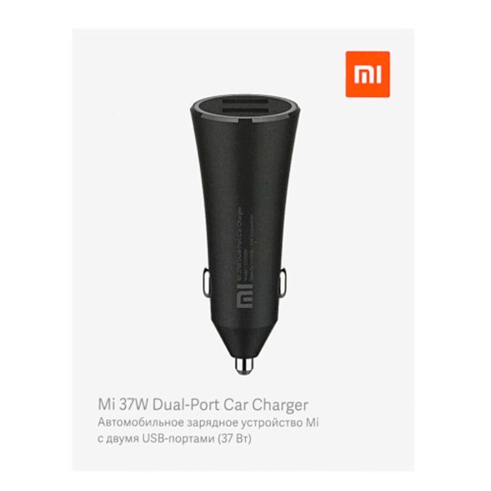 Cargador de Auto Xiaomi Mi Car Charger 37W Fast Charger Negro