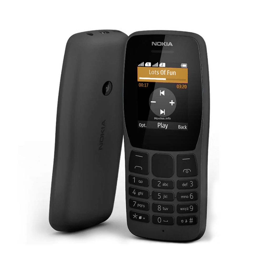 Celular Nokia 110 Dual Sim 2G Radio Fm Cámara Negro - Promart