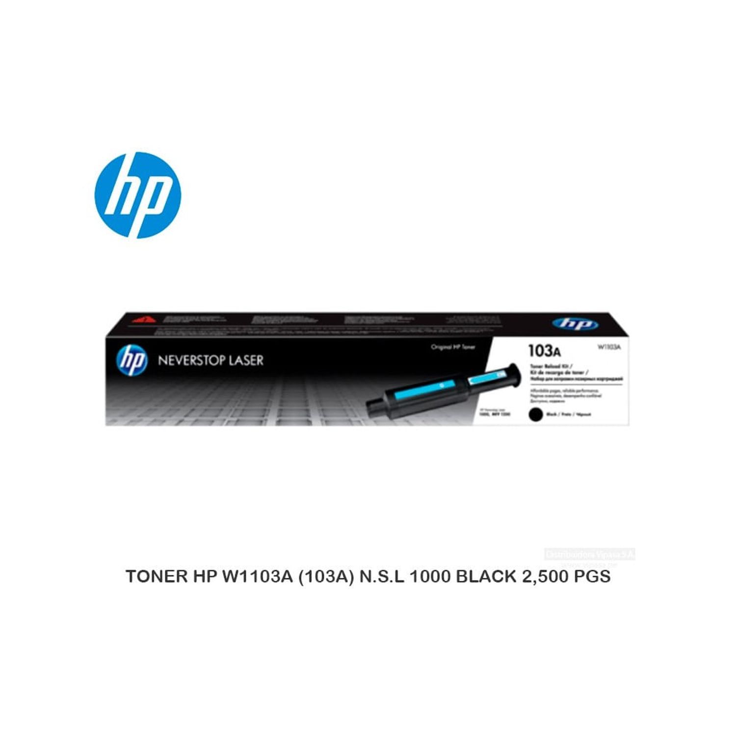 Toner Hp W1103a (103a) N.S.L 1000 Black 2,500 Pgs | Oechsle - Oechsle