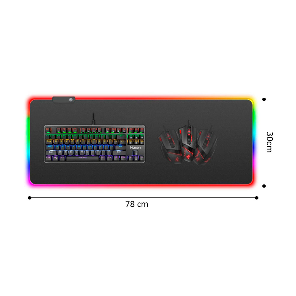Mouse Pad Extender para Teclado Mouse RGB Oechsle Oechsle