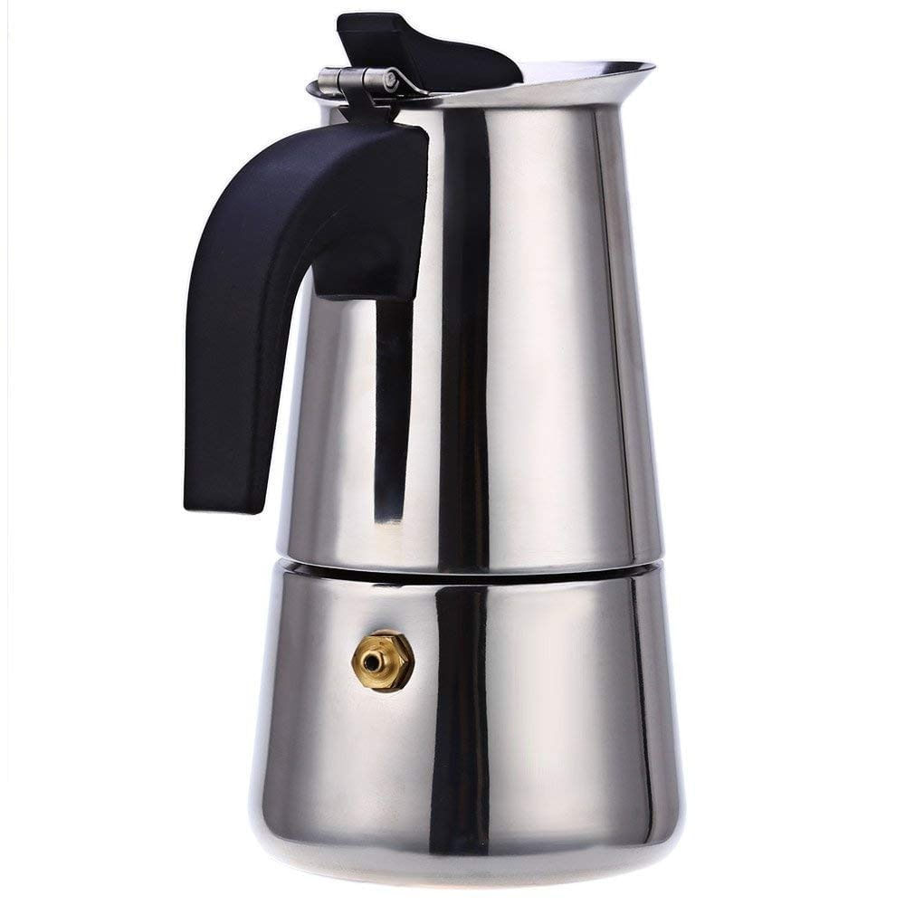 Cafetera Italiana ESPRESSO MAKER para 9 Tazas Acero Inoxidable