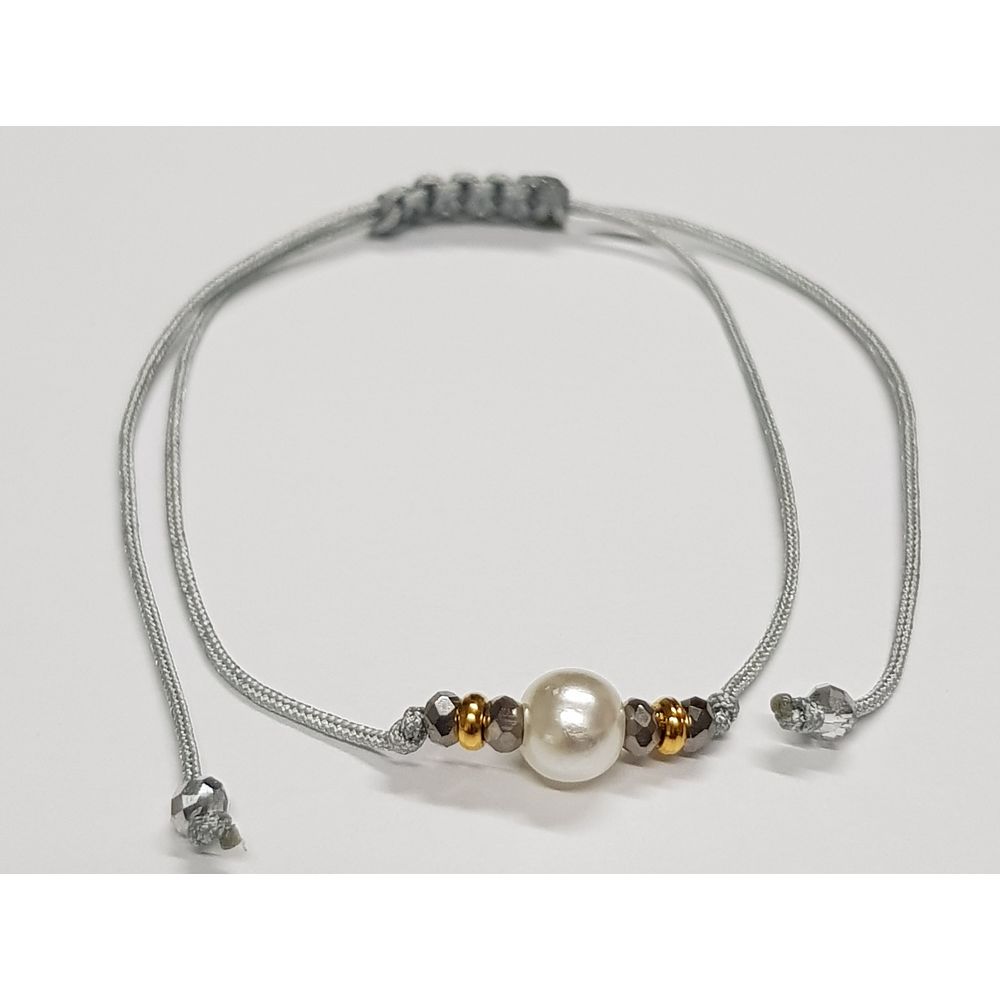Pulsera Penélope Mati Perla Gris