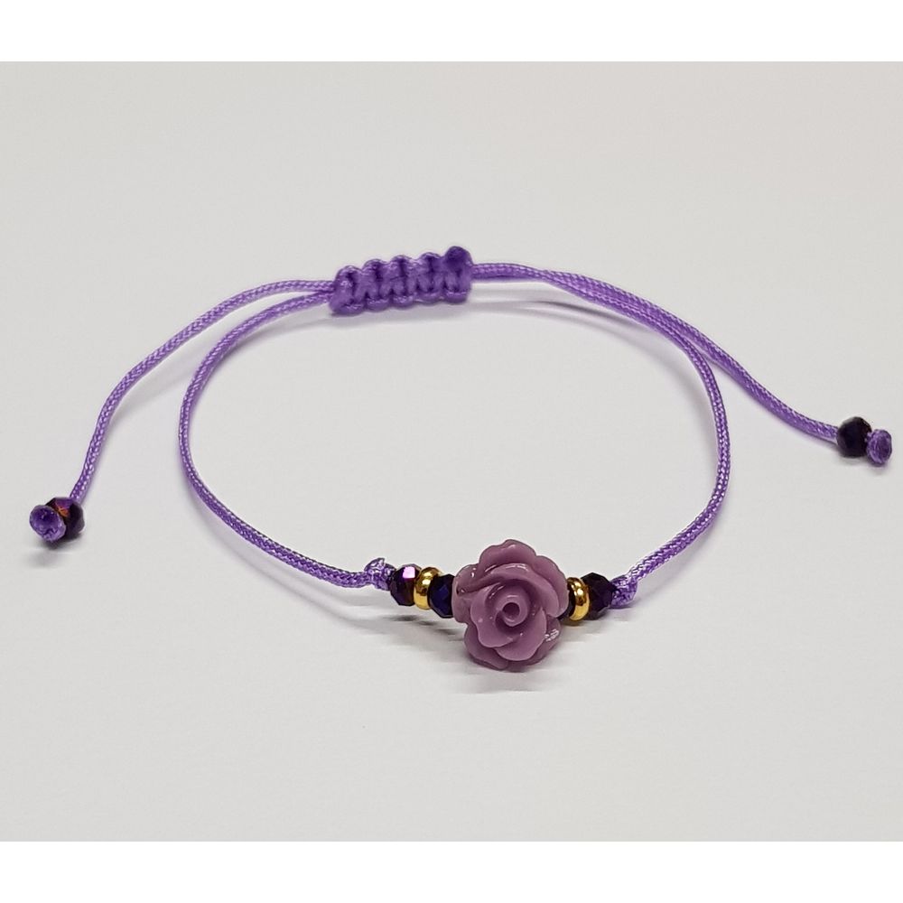 Pulsera Penélope Mati Flor Lila
