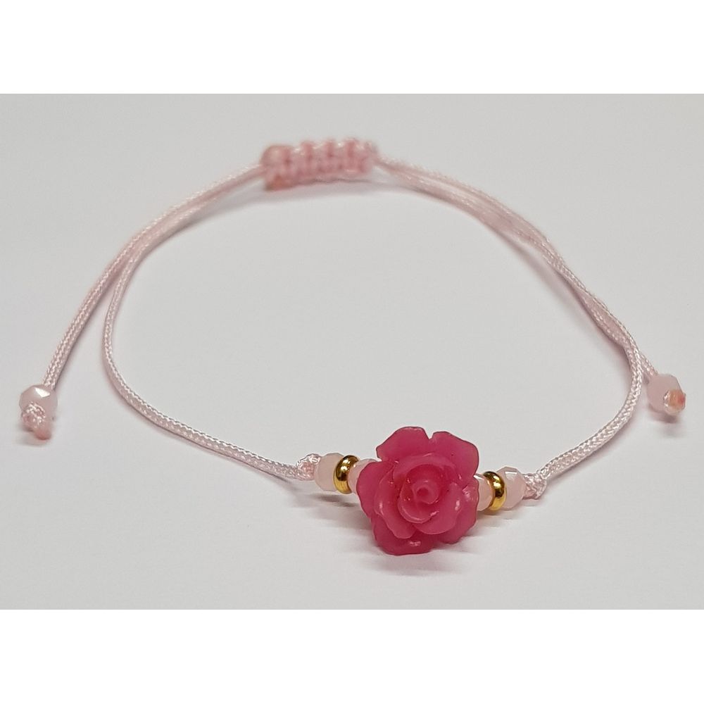 Pulsera Penélope Mati Flor Rosado